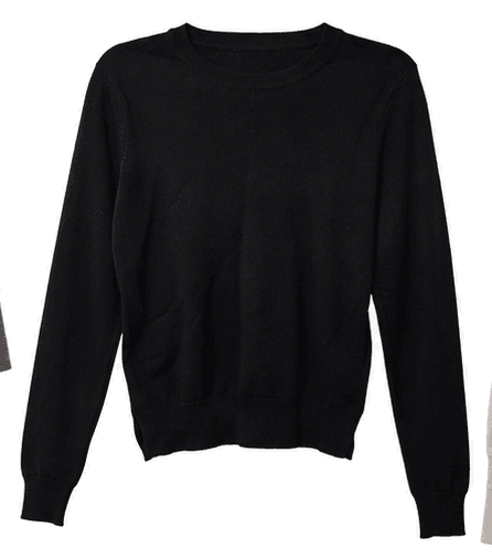 Crew-Neck Knit Sweater μ¬μ§ 1